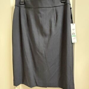 Calvin Klein Gray Pencil Skirt Knee-Length Workwear
